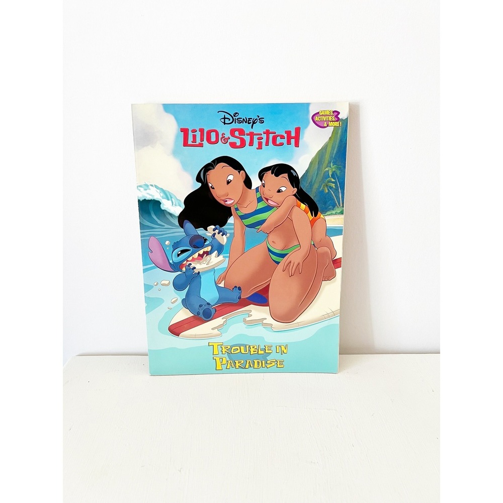 Vintage Disney Lilo and Stitch Coloring &‎ Activity Book Golden 2002